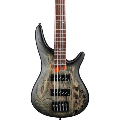 Ibanez SR605E 5String Electric Bass Guitar Black Stained Burst