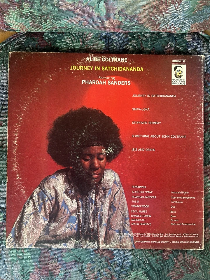 ALICE COLTRANE Journey In Satchidananda IMPULSE 1st pressing Pharoah Sanders - Image 2 of 4