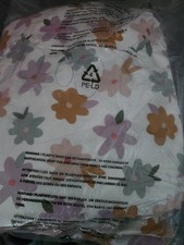 Twin Floral Microfiber Reversible Bedding Set w/Comforter  Pillow Sham