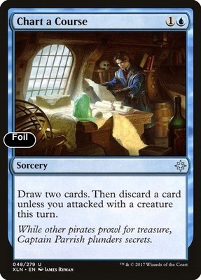 Chart a Course [Ixalan] NM Foil - Magic