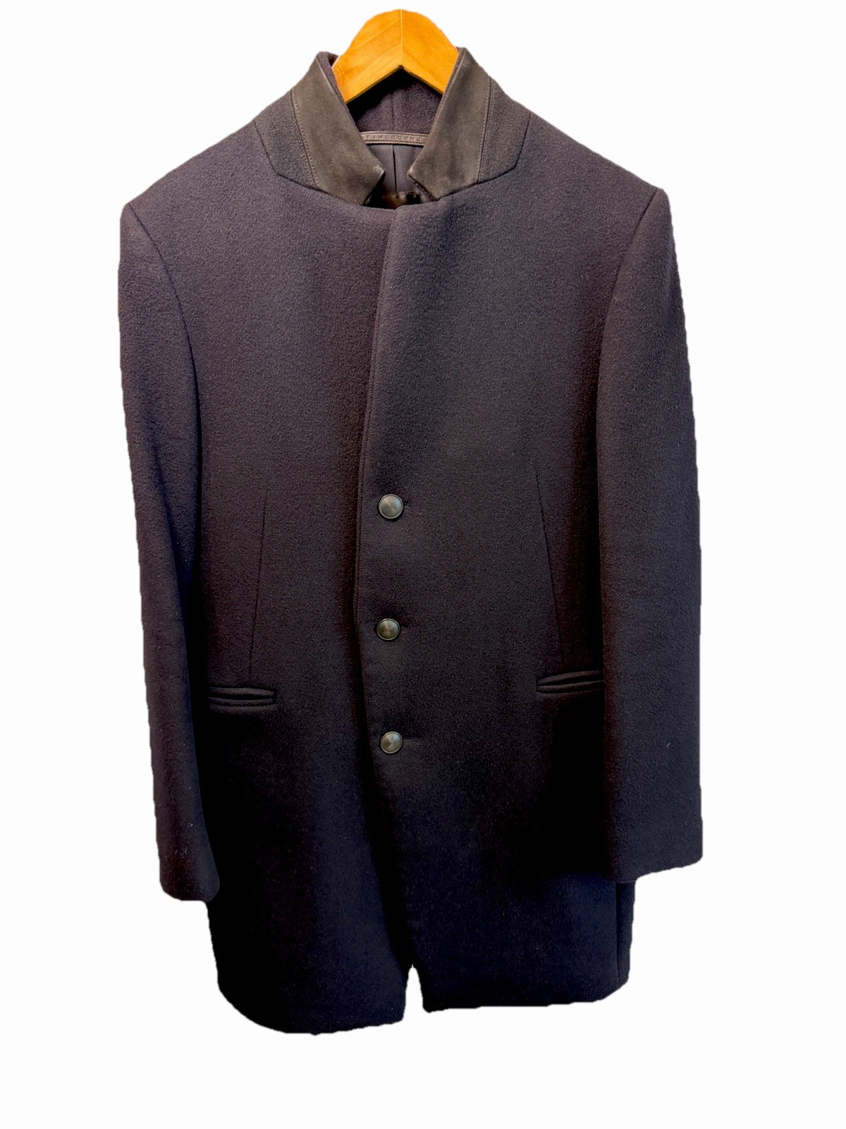 Time Postmodern Shellac Standneck Wool Cashmere L… - image 1