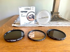 77mm Lens Filter Variety Set, Tiffen UV Protector  Circular Polarizer and ProM