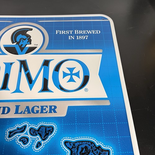 Primo Island Lager Metal Sign Hawaiian Beer 18" x 17" - Picture 8 of 11