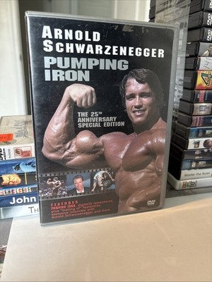 Arnold Schwarzenegger Pumping Iron DVD, 2003 25th Anniversary Edition Used - F