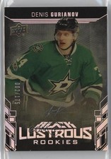 2017-18 SPx UD Black Lustrous Rookies 2/175 Denis Gurianov #LR-DG Auto 0s5s
