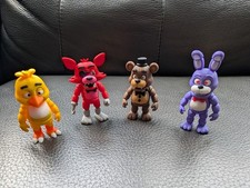 3D Printed Mini Articulated FNAF Figure Bundle Set of 4 - Freddy Foxy Bonnie...