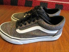 VANS OLD SKOOL METALLIC RAINBOW GLITTER SNEAKERS SIZE 6 WOMENS SHOES