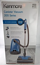 Kenmore 200 Series Corded Canister Vacuum Cleaner Bagged Blue BC4002 New in Box