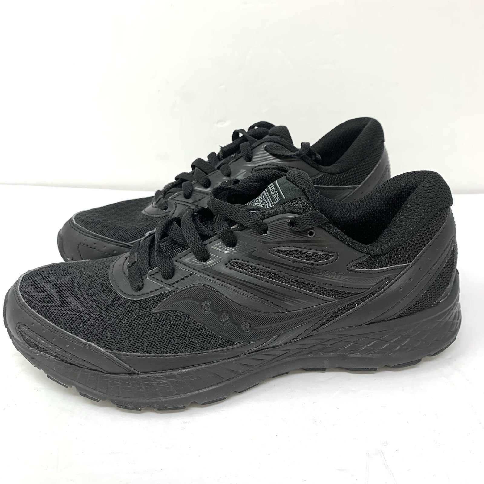 Saucony Cohesion 13 Women Size 9.5 Black Athletic Shoes #S10565-1 Pre Owned  thumbnail 2