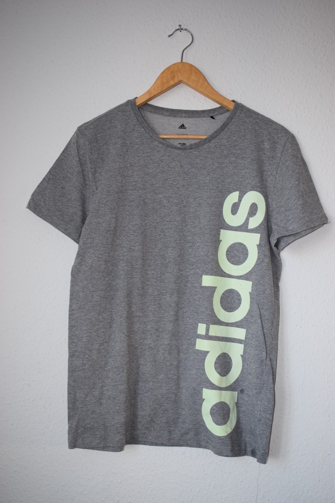 Adidas Men's Climalite Cotton Graphic T-Shirt - Heather Grey