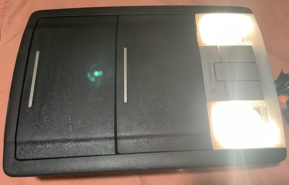 Lincoln Navigator Ford F-150 consola superior luz domo doble lámpara de almacenamiento OEM Foto 2 de 4