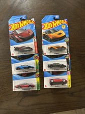 Hot Wheels Mainline McLaren W1(Black,orange),McLaren f1,McLaren P1 and speedtail