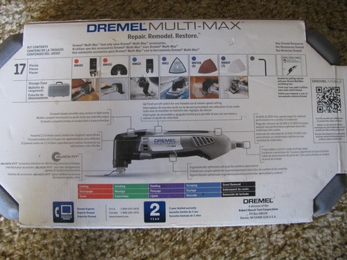 DREMEL MULTI MAX MM20 OSCILATING TOOL 2.3 AMP CORDED (NIB) - Picture 4 of 6
