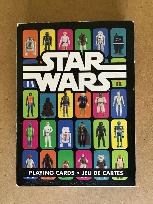 Star Wars Vintage Action Figure Playing Cards Full Deck 52 + 2 Jokers & Tuck Box