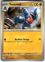 Toxicroak 079/132 Mega Evolution Common