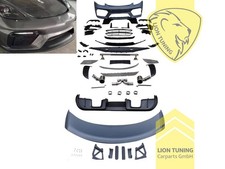 Stoßstangen Set Body Kit für Porsche 982c Boxster 982 Cayman 718 GT4 Optik Carbo