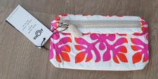 ALOHA COLLECTION- Mini APPLIQUE Mini Zest Zipper Splash-Proff Pouch - NWT