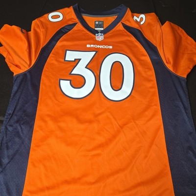 Nike Denver Broncos Lindsay #30 NFL Orange Jersey XXL