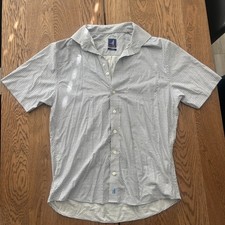 Johnnie O Performance Golf Geometric Print Polo Shirt Black White Medium