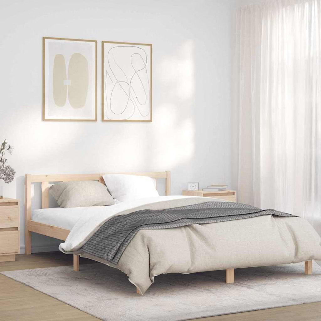Natural 59.84 X 79.92 In Solid Pine Wood