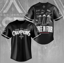 Las Vegas Ace 2025 Wnba Finals Champions Baseball Jersey