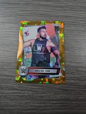 2025 WWE Topps Chrome Cruz Del Toro Gold Sapphire /50 #76