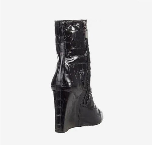 Neu Schutz Asya schwarze Damen-Keilabsatzstiefel Größe 9,5 M - Bild 5 von 6