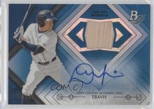 2014 Bowman Platinum Relics Blue Refractor 108/199 Devon Travis #AR-DT Auto fm0
