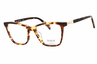 NEW Tous VTOB29L 0743 Shiny Brown Havana/Yellow 51mm Eyeglasses