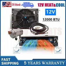 12V Cool&Heat Electric Underdash Air Conditioner DC Auto Car A/C Kit Universal