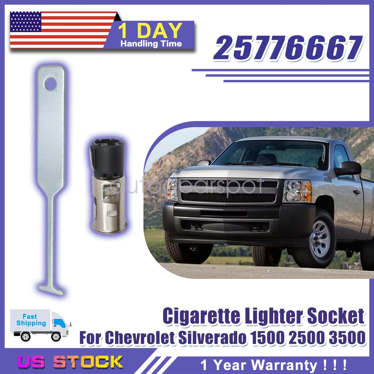 2006 chevy silverado cigarette lighter replacement Power Outlets & Lighters for 2006 Chevrolet Silverado 1500 for sale