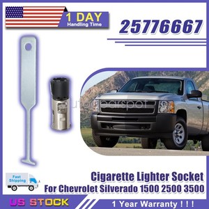 cigarette lighter socket replacement cost 25776667 Replace for Chevrolet Silverado 1500 2500 3500 Plastic. Cigarette Lighter Replacement Socket |