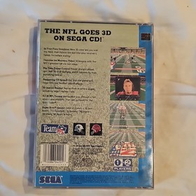 SEGA Sports Joe Montana's NFL Football Sega CD Sports 1993 Manual 1-2 Players