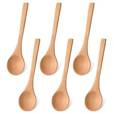 Holzlöffel klein - Suppenlöffel 15cm Holz zum Kochen Mischen Rühren