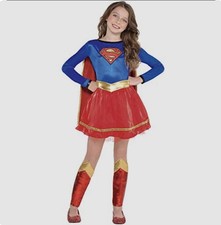 DC Comics SuperGirl Child Medium Costume 4 Pc NWT