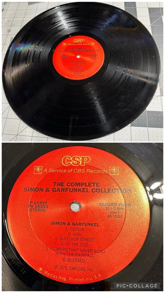 Simon & Garfunkel THE COMPLETE COLLECTION 5 LP's 1980's Columbia Rare P5-15333 - Image 4 of 4
