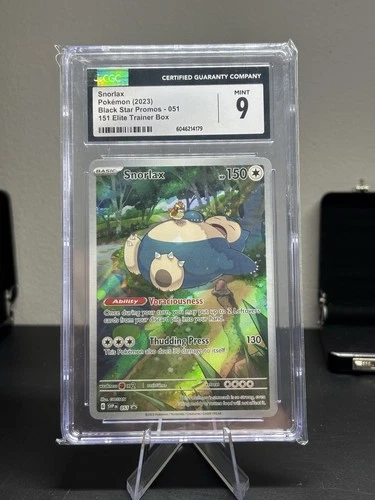 Pokémon TCG Snorlax Black Star Promo Rare Holo 151