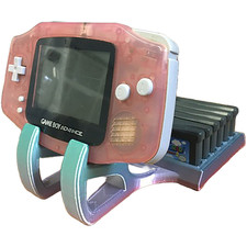Game Boy Advance Display Stand Console Holder Cartridge Organizer Holds 13 Games