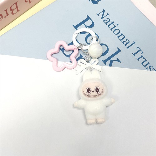 Cartoon Doll Bow Keychain Pendant Creative Student Backpack Decoration Gifts_W - Picture 21 of 22