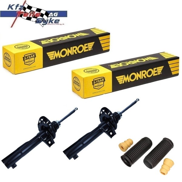 2X Monroe Gasdruck StossdÄMpfer Ø 50MM + Staubschutzsatz Vorne FÜR VAG-image