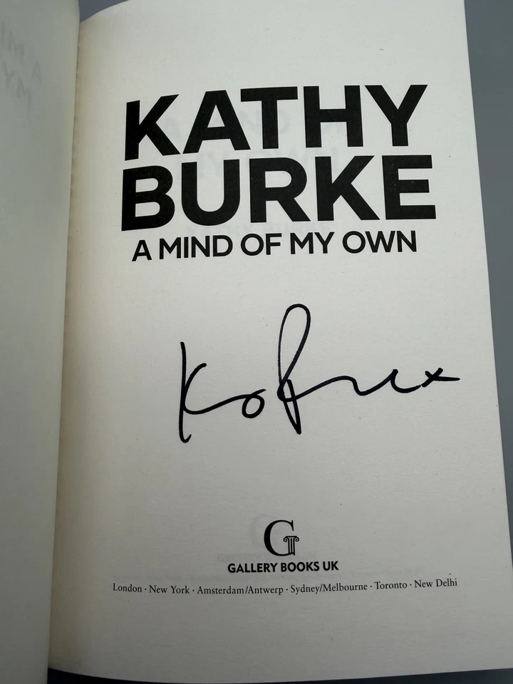 SIGNED - A Mind of My Own By Kathy Burke New 1st Edition Hardback - Image 2 of 4