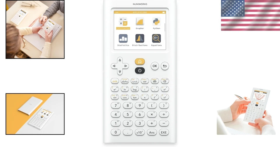 USB-C Rechargeable Graphing Calculator - Image 2 of 4