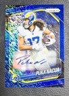 2025 Panini Prizm FOTL Puka Nacua Blue Shimmer Auto /25 Rams Color Match