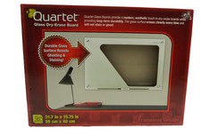 Quartet Durable Glass Dry Erase Board 21x15 Frameless Design