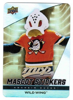 25/26 2025 UPPER DECK MVP HOCKEY MASCOT STICKERS CARDS MS-XX U
