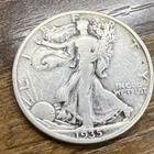 1935-S Walking Liberty Silver Half Dollar 50C 90% Silver Actual Coin