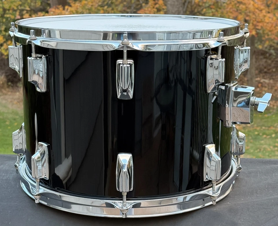 Tambor Vintage TAMA 14" X 10" Imperialstar Tom Jet Negro Foto 4 de 4