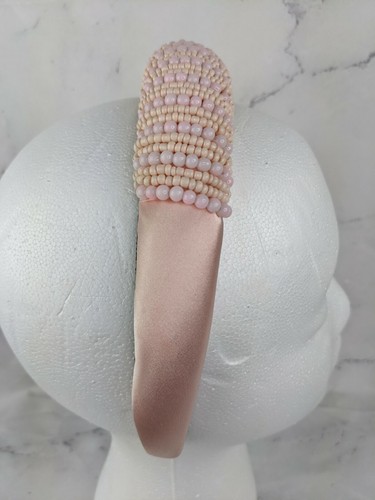 Cerchietto con perline rosa fard nichel free SUGARFIX di BaubleBar - Foto 9 di 11