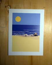 FUMETTO EROTICO ~ NUDO ~ MANARA ~ CREPAX ~ LITOGRAFIA O STAMPA D'ARTE ~ SPIAGGIA