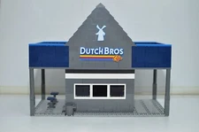 Coffee Shop Restaurant Creator Modular Custom MOC Model Built with Bricks